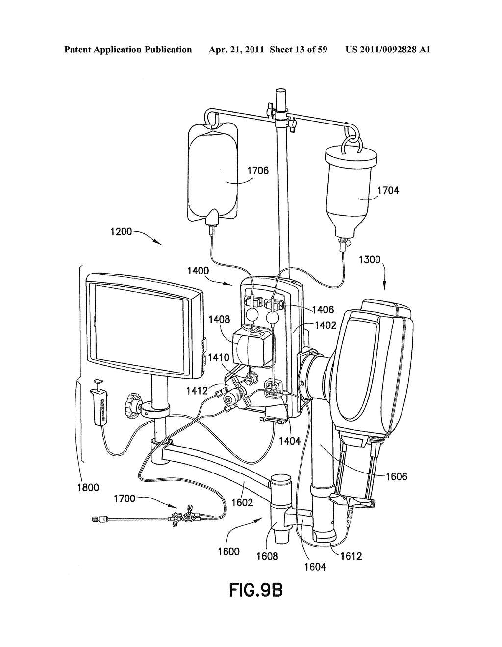 Fluid Delivery System, Fluid Path Set, and Pressure Isolation Mechanism with Hemodynamic Pressure Dampening Correction - diagram, schematic, and image 14