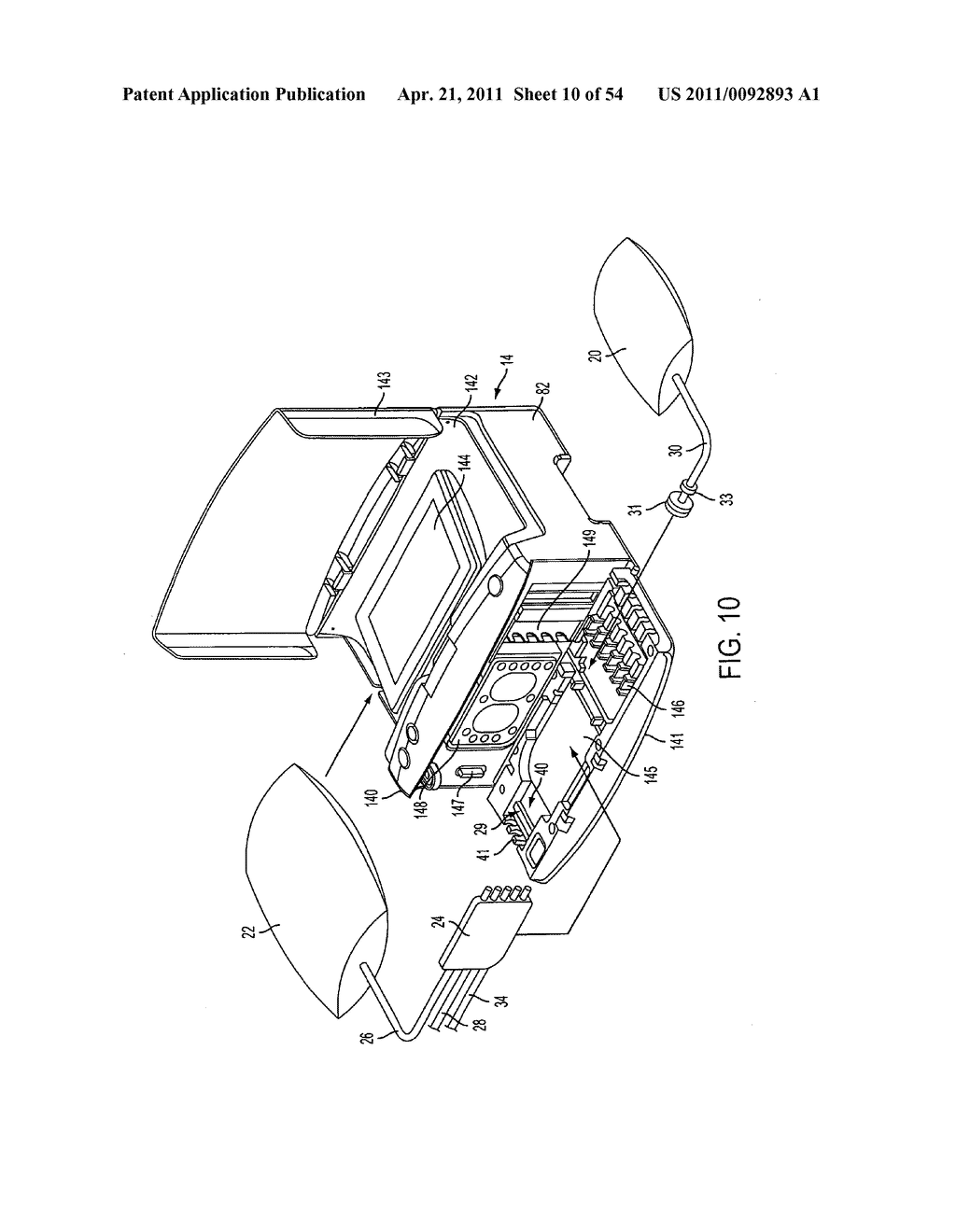 MEDICAL TREATMENT SYSTEM AND METHODS USING A PLURALITY OF FLUID LINES - diagram, schematic, and image 11