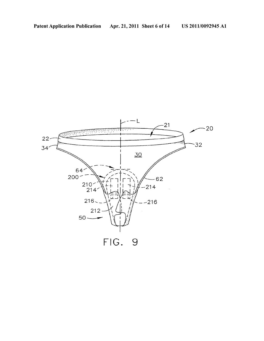 SYSTEM COMPRISING THONG-SHAPED HOLDER AND ABSORBENT ARTICLE - diagram, schematic, and image 07