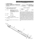 Surgical knife safety handle having user operable lock diagram and image