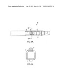 Surgical knife safety handle having user operable lock diagram and image