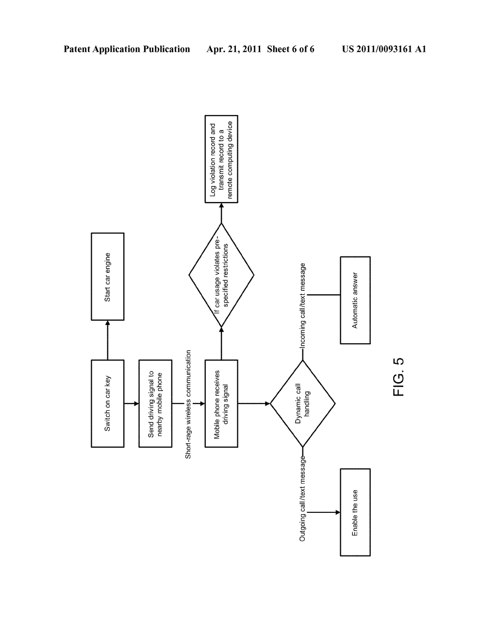 INTEGRATED SYSTEMS AND METHOD FOR PREVENTING MOBILE COMPUTING DEVICE USE WHILE DRIVING - diagram, schematic, and image 07