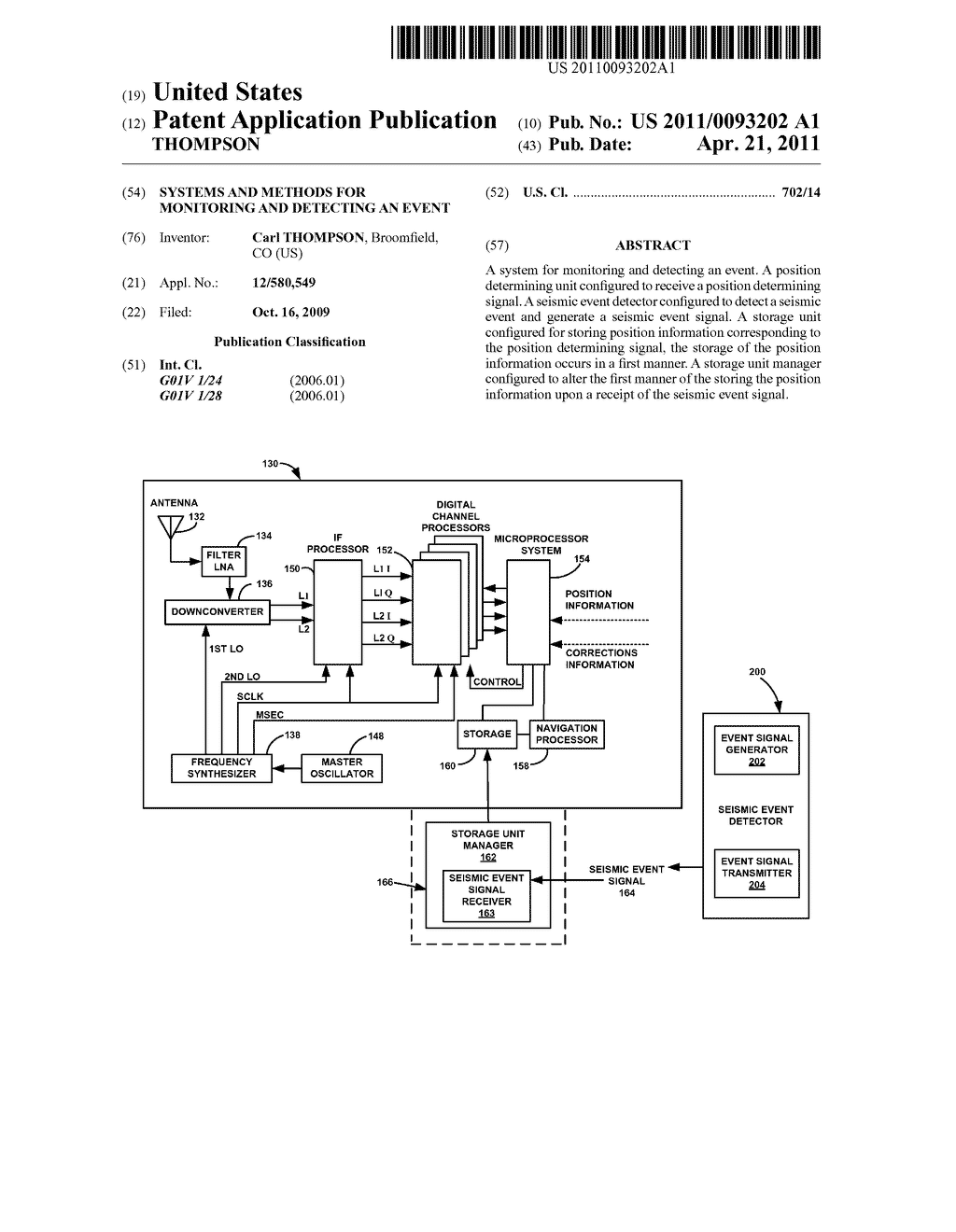 SYSTEMS AND METHODS FOR MONITORING AND DETECTING AN EVENT - diagram, schematic, and image 01