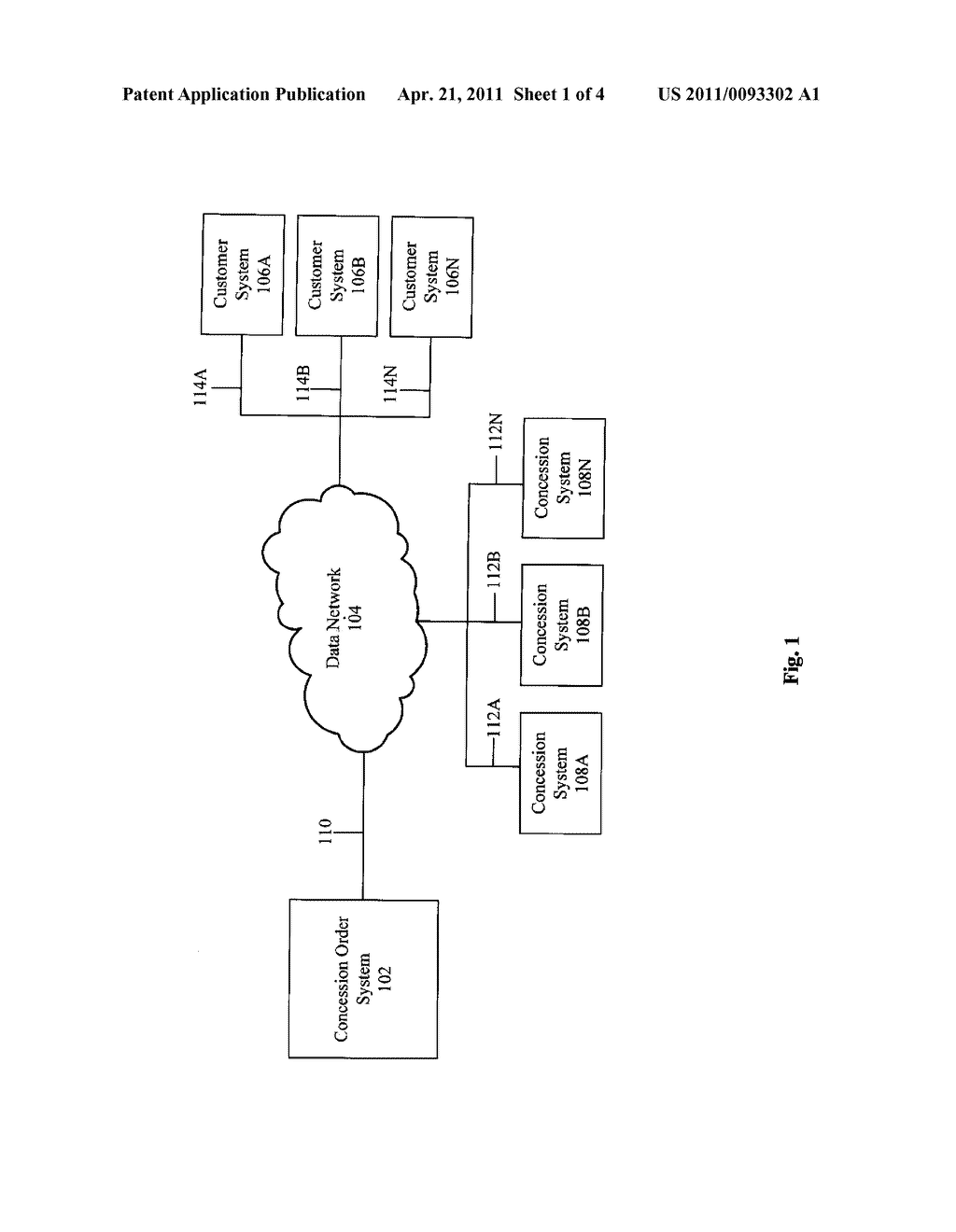 SYSTEM FOR AND METHOD OF ORDERING FROM A CONCESSION DURING AN EVENT - diagram, schematic, and image 02