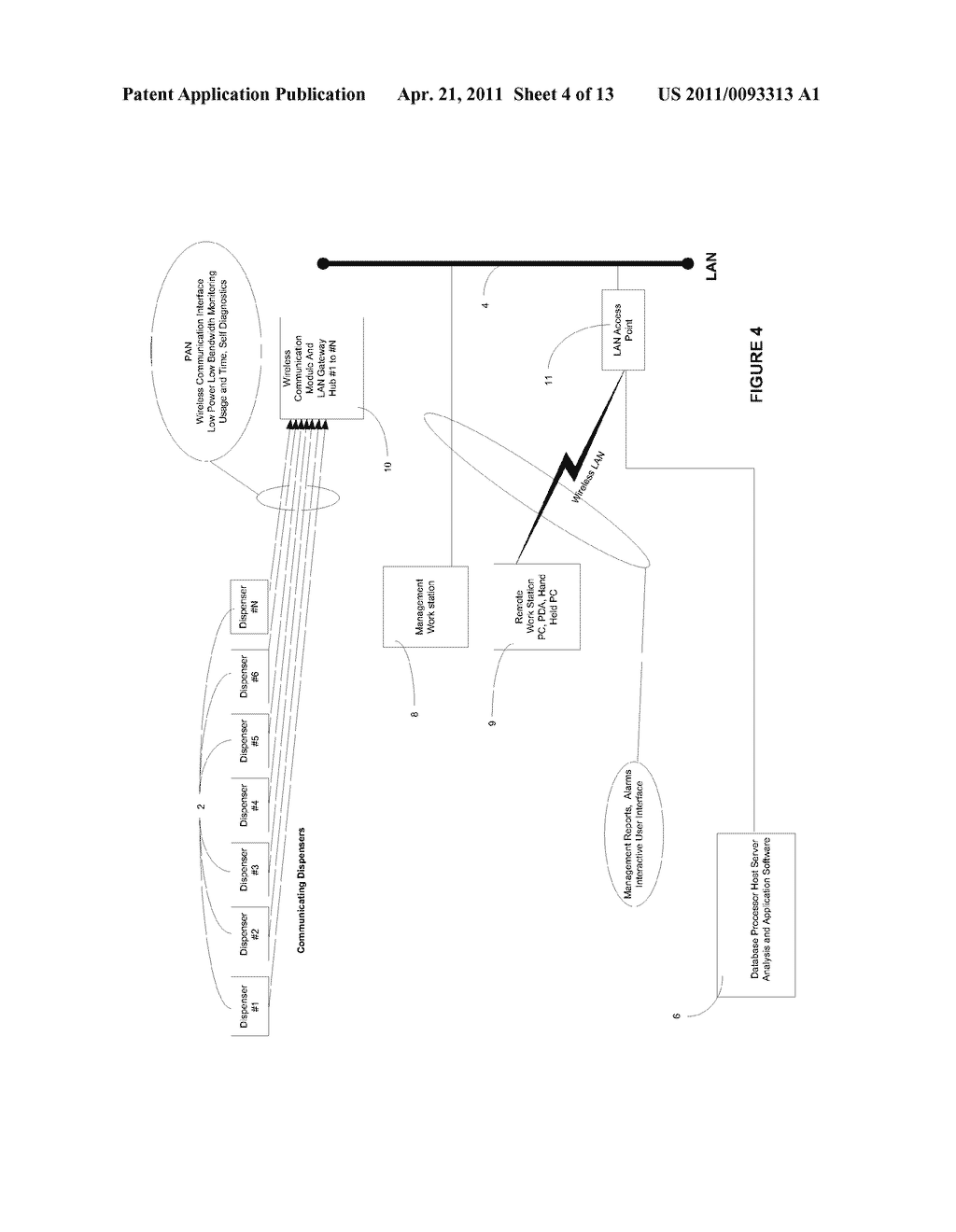 System for Monitoring and Recording Hand Hygiene Performance - diagram, schematic, and image 05