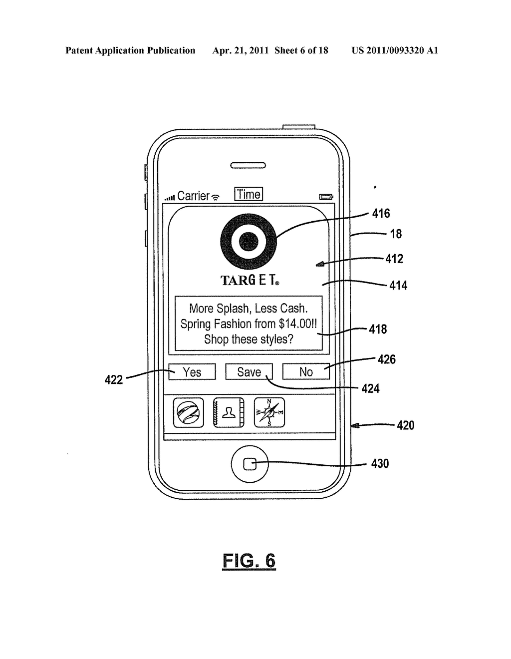 System and Method for Providing Advertising to a Wireless User Device - diagram, schematic, and image 07