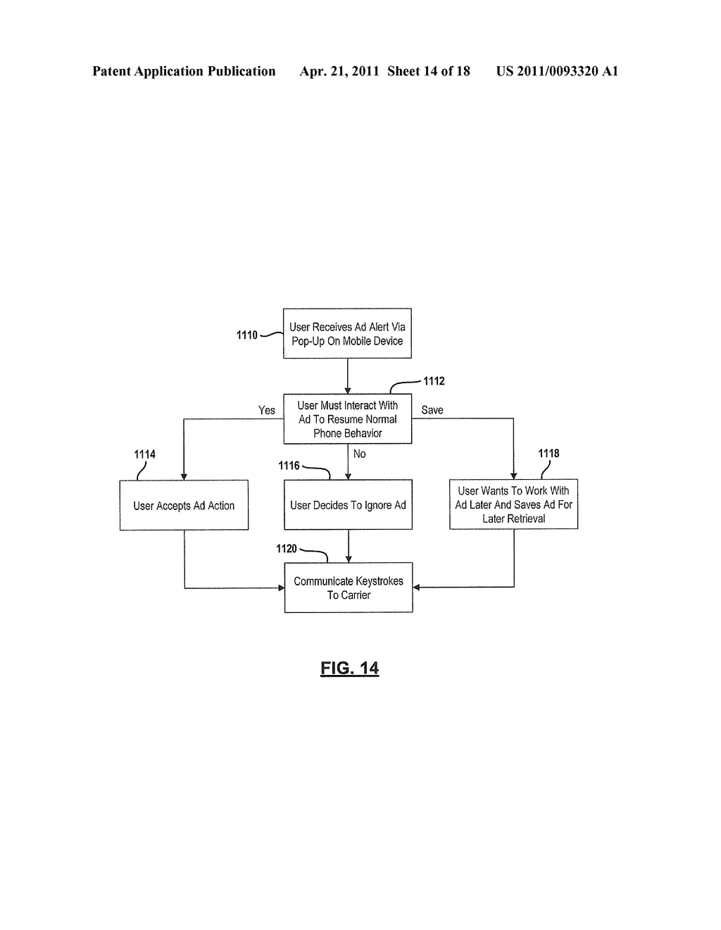 System and Method for Providing Advertising to a Wireless User Device - diagram, schematic, and image 15