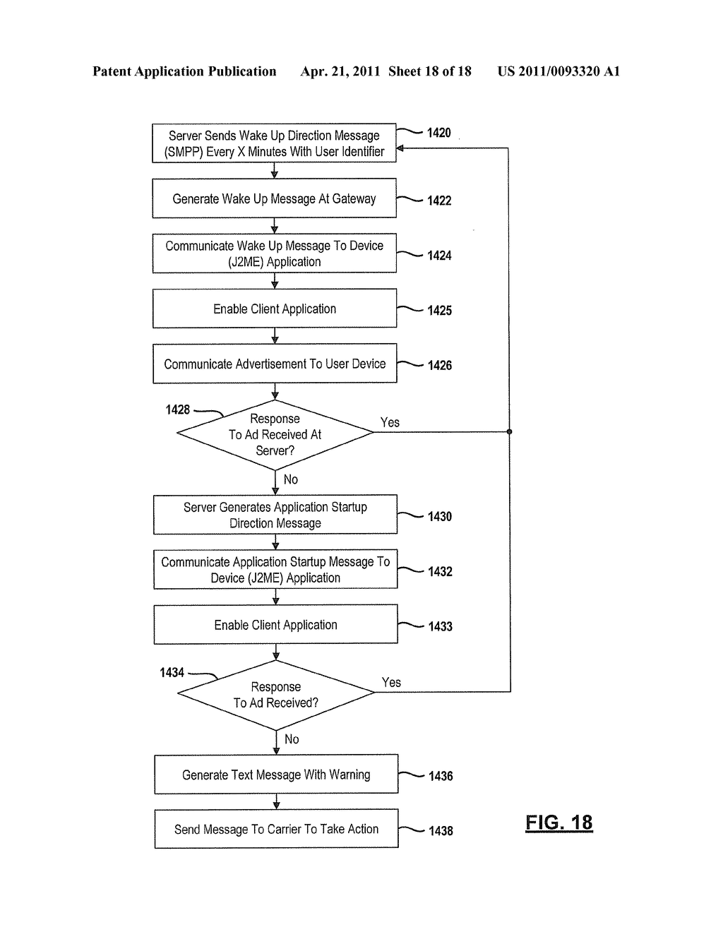 System and Method for Providing Advertising to a Wireless User Device - diagram, schematic, and image 19