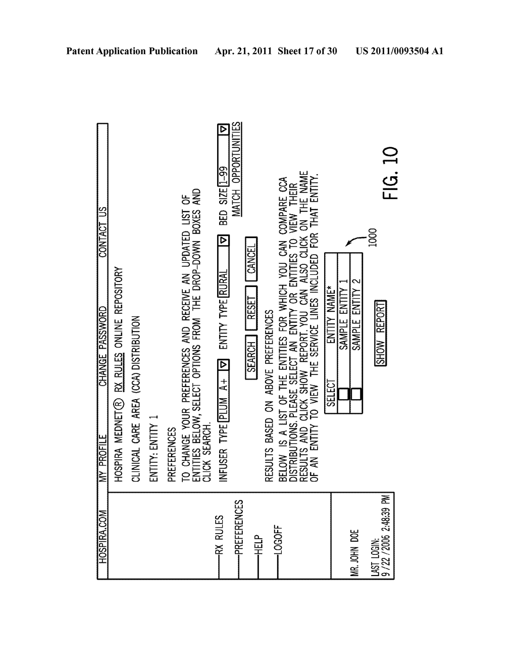 SYSTEM AND METHOD FOR COMPARING AND UTILIZING ACTIVITY INFORMATION AND CONFIGURATION INFORMATION FROM MULTIPLE MEDICAL DEVICE MANAGEMENT SYSTEMS - diagram, schematic, and image 18