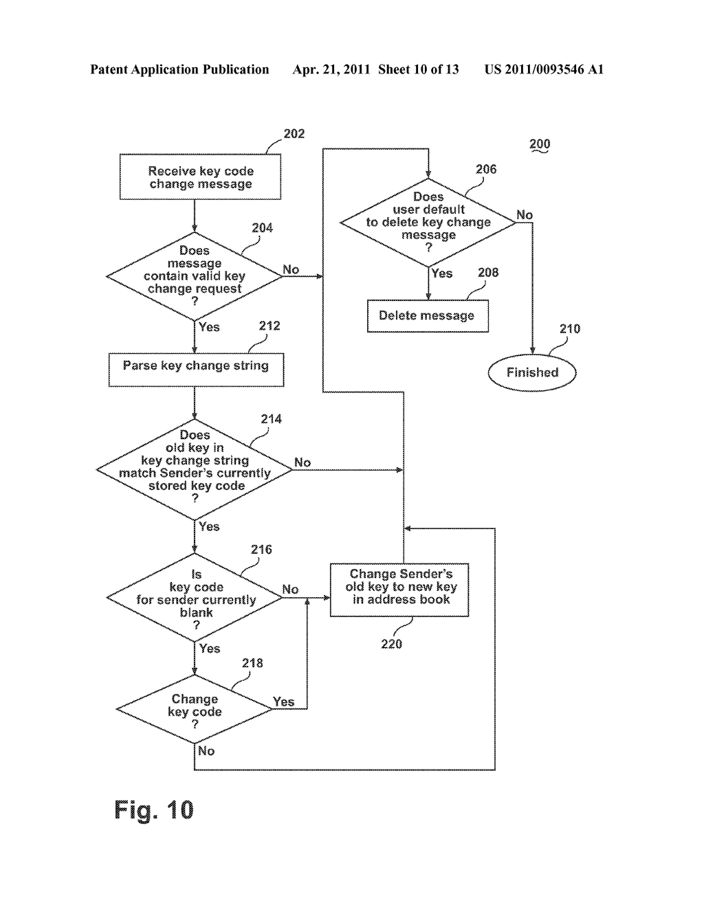 METHOD AND SYSTEM FOR SORTING ELECTRONIC COMMUNICATIONS - diagram, schematic, and image 11