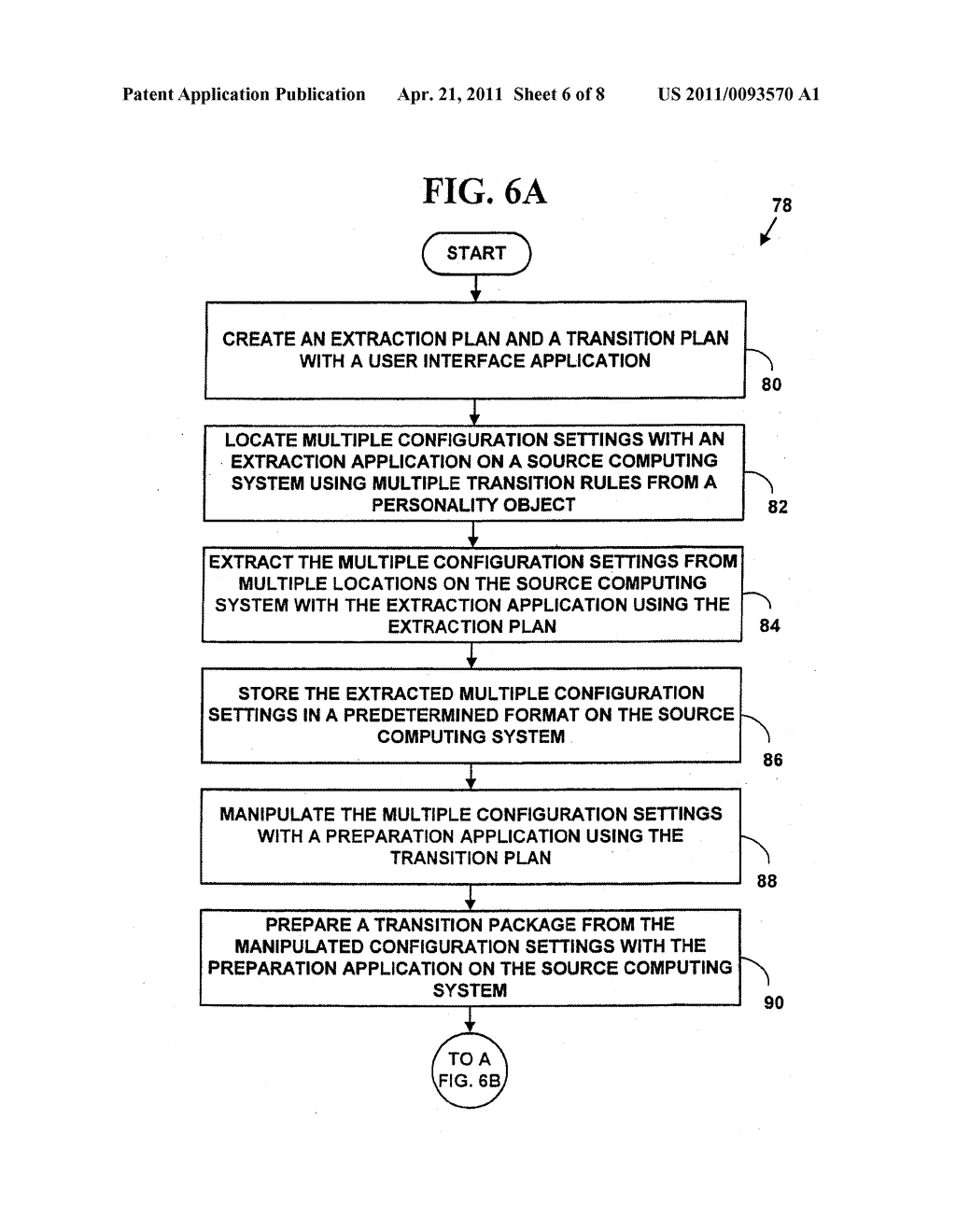 METHOD AND SYSTEM FOR AUTOMATICALLY TRANSITIONING OF CONFIGURATION SETTINGS AMONG COMPUTER SYSTEMS - diagram, schematic, and image 07