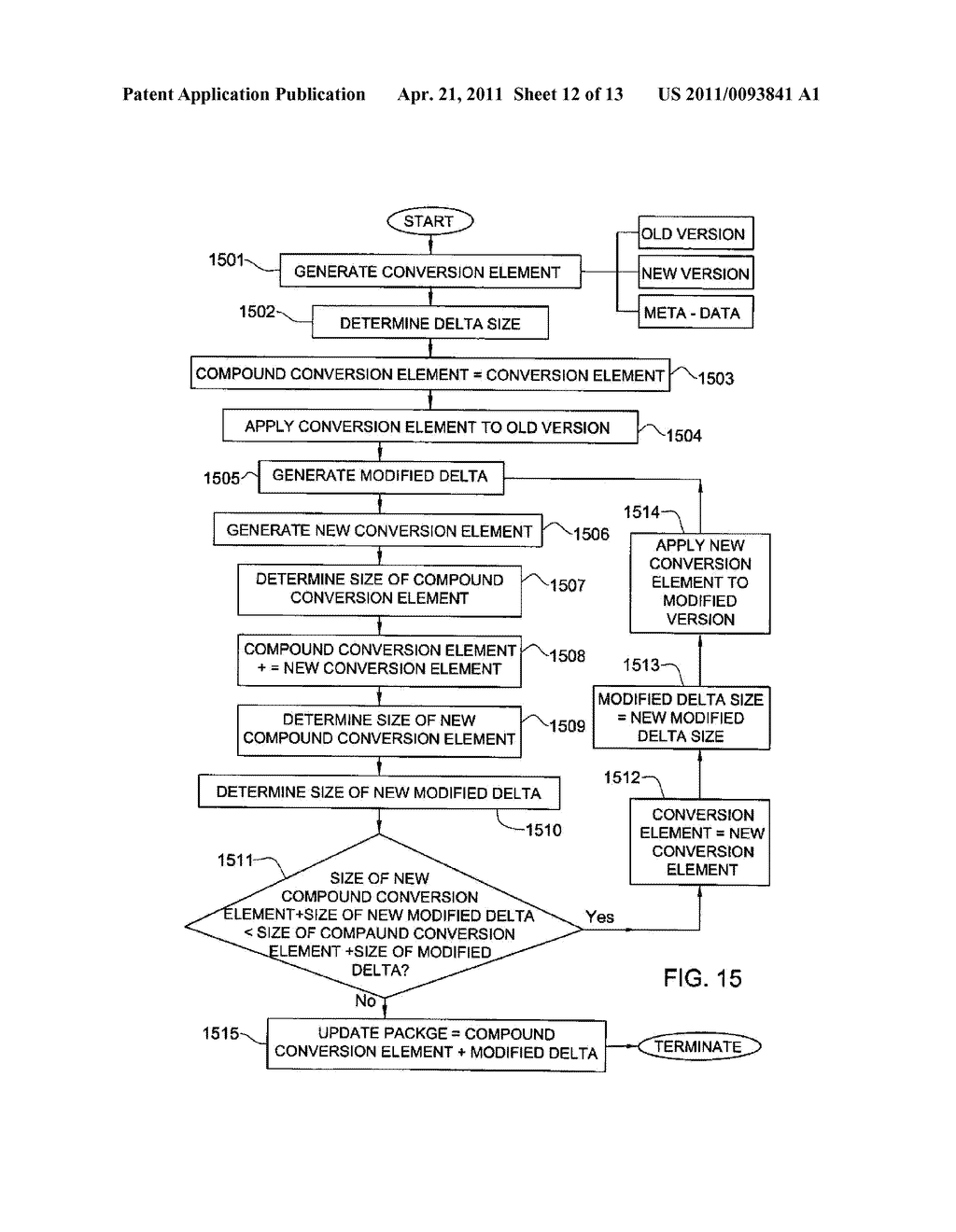 METHOD AND SYSTEM FOR UPDATING VERSIONS OF CONTENT STORED IN A STORAGE DEVICE - diagram, schematic, and image 13