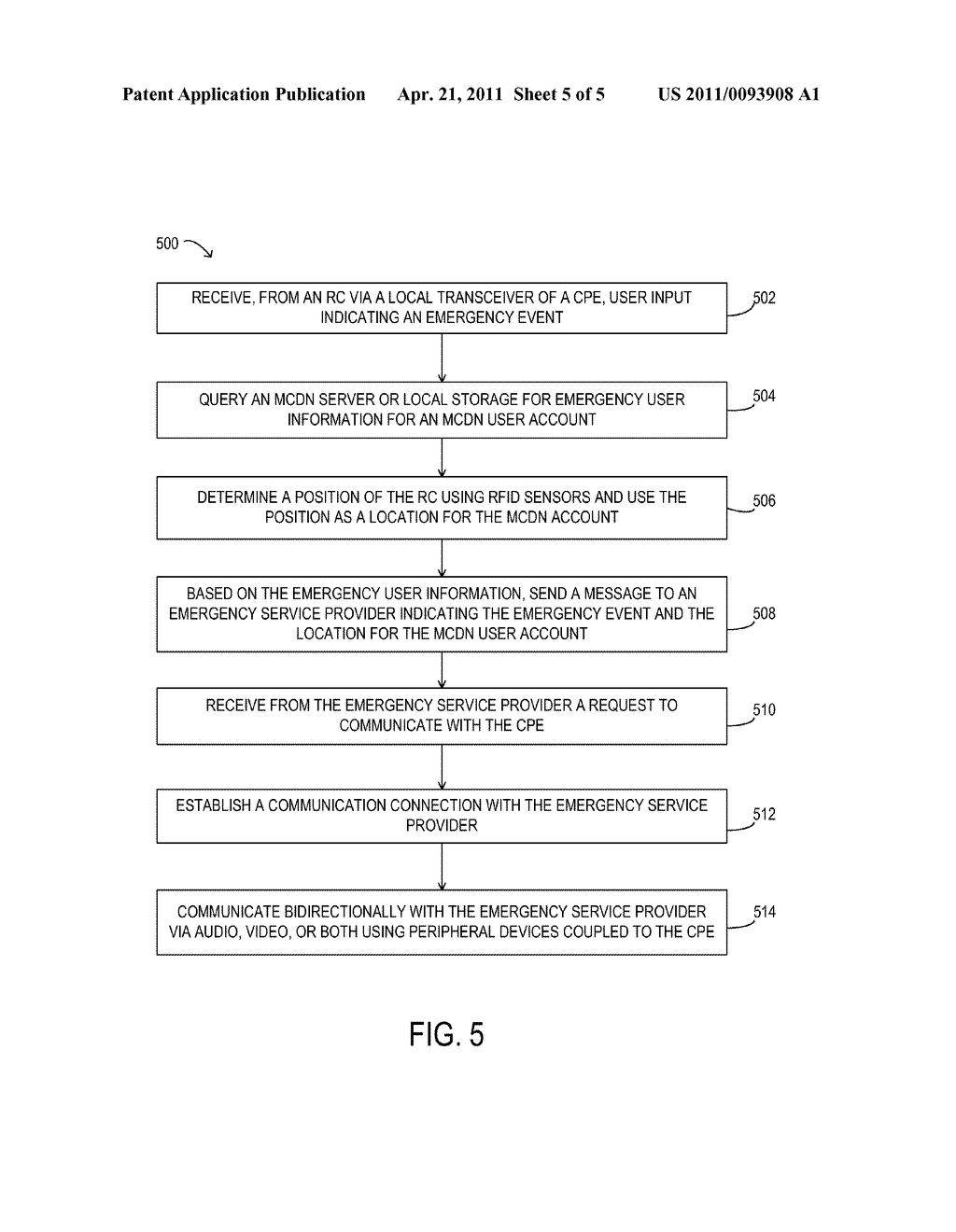 REQUESTING EMERGENCY SERVICES VIA REMOTE CONTROL - diagram, schematic, and image 06