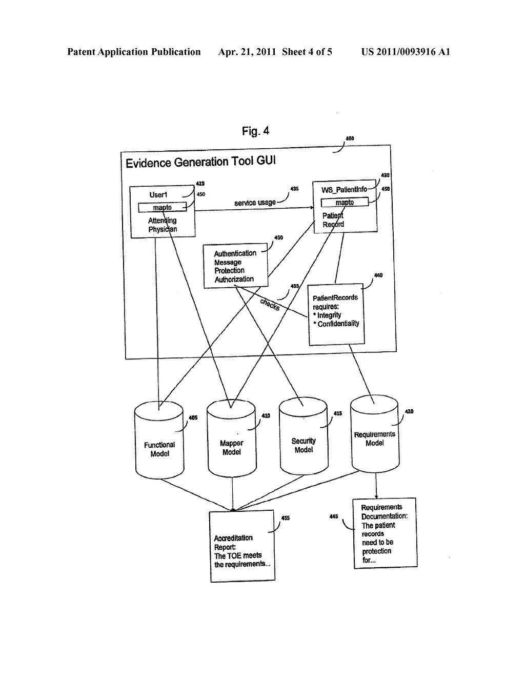 METHOD AND SYSTEM FOR RAPID ACCREDITATION/RE-ACCREDITATION OF AGILE IT ENVIRONMENTS, FOR EXAMPLE SERVICE ORIENTED ARCHITECTURE (SOA) - diagram, schematic, and image 05
