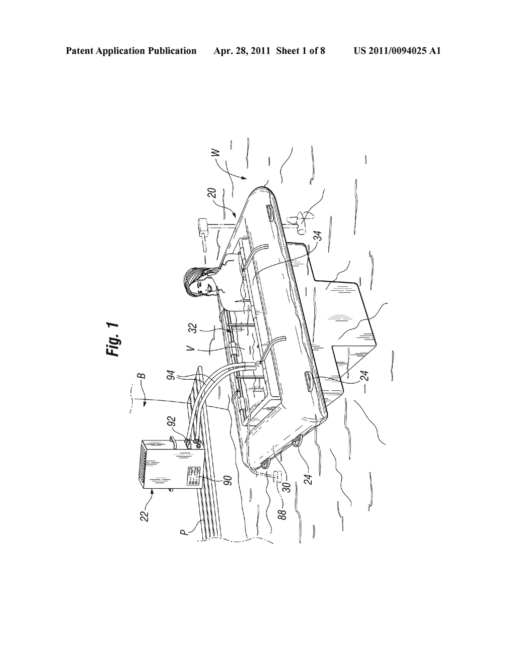 PORTABLE HOT TUB FOR LAND AND WATER - diagram, schematic, and image 02