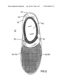 Security footwear diagram and image