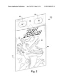 Greeting Cards with Three-Dimensional Images and Viewing Glasses diagram and image