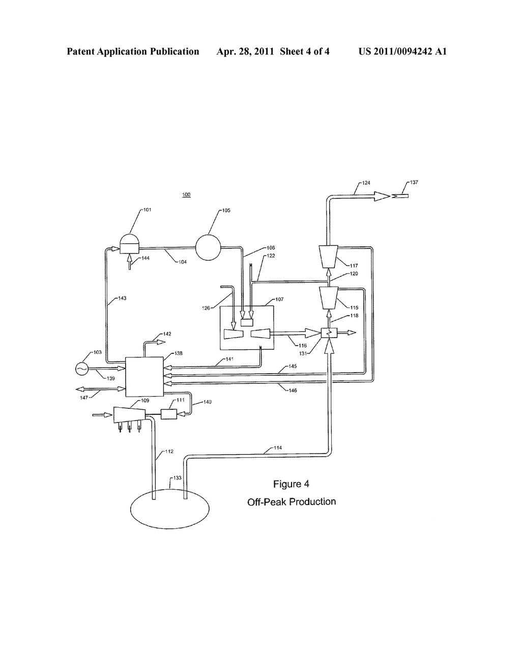 Method and Apparatus for Generating Sustainable, Study State Power and Cooling from a Intermittent Power Source using Renewable Energy as a Primary Power Source - diagram, schematic, and image 05