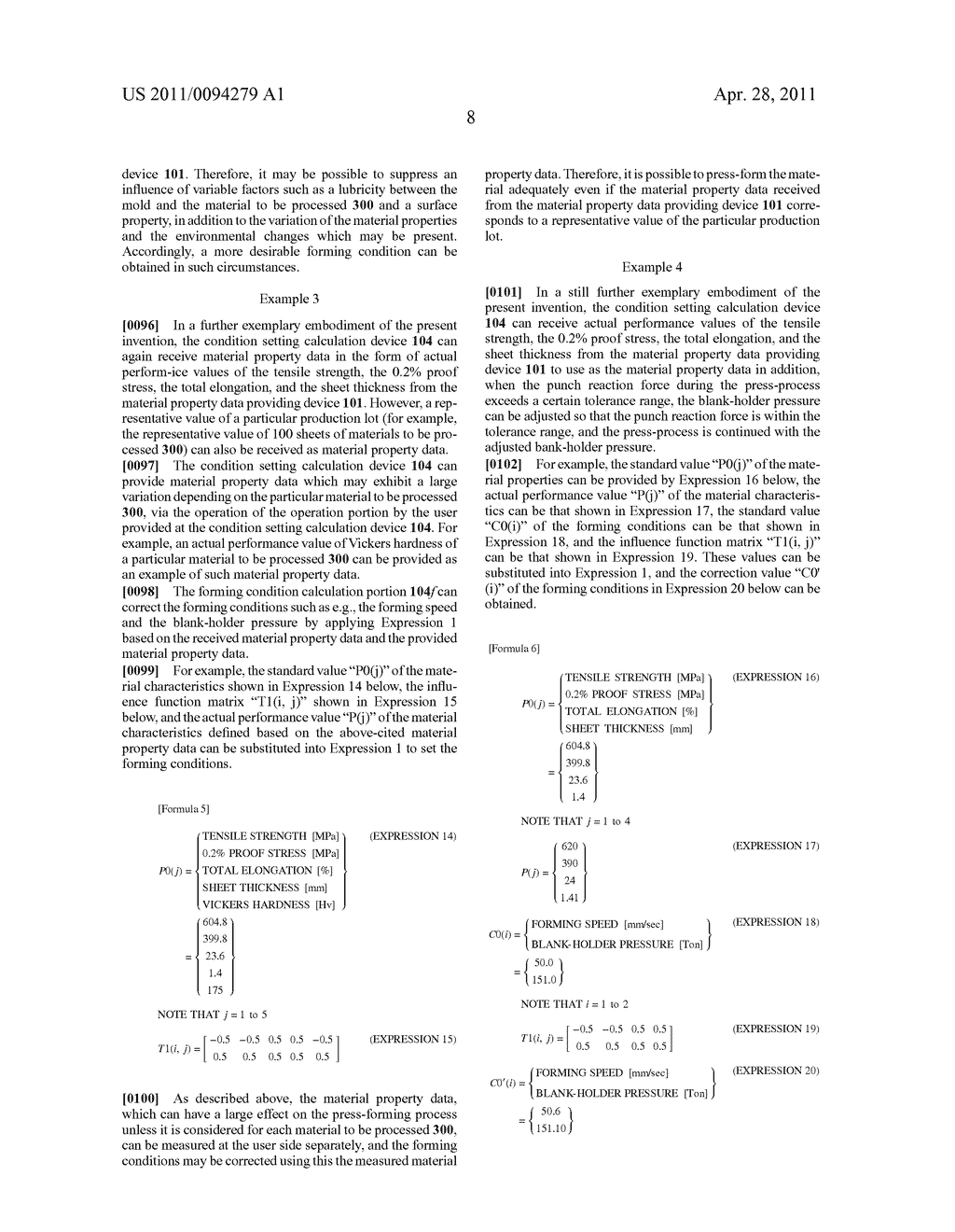 SYSTEM, METHOD, SOFTWARE ARRANGEMENT AND COMPUTER-ACCESSIBLE MEDIUM FOR PRESS-FORMING OF MATERIALS - diagram, schematic, and image 16