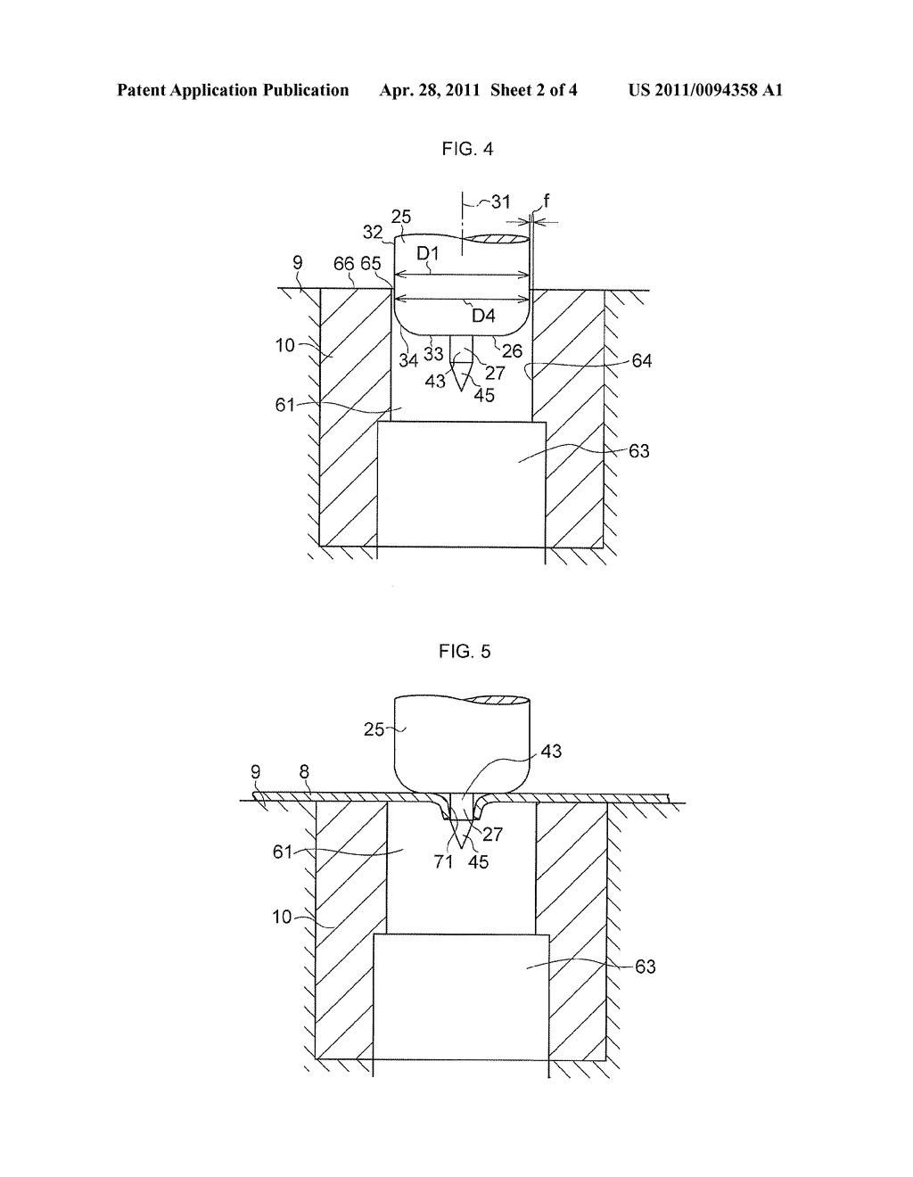 PUNCH FOR PUNCHING SHEET METAL, SHEET METAL PUNCHING APPARATUS HAVING THE PUNCH, AND METHOD THEREFOR - diagram, schematic, and image 03
