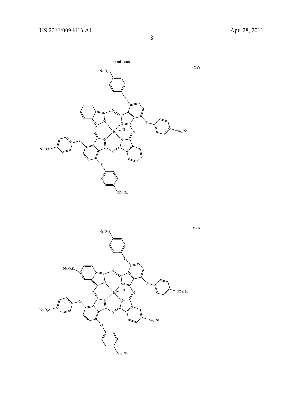PHTHALOCYANINE DYE AND INK CONTAINING THE SAME - diagram, schematic, and image 11