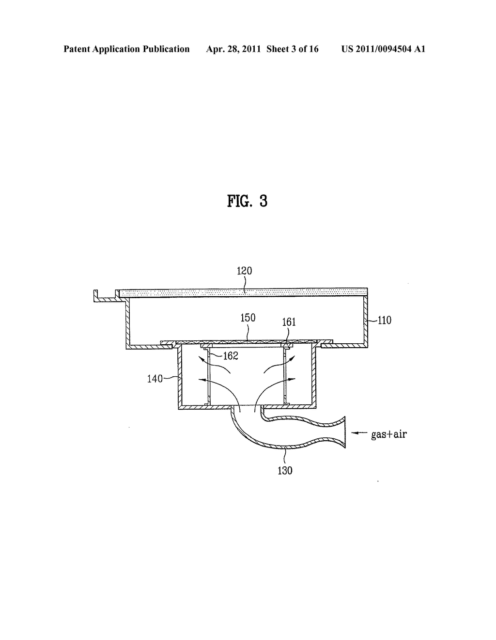 Burner assembly for gas burners of radiant heating type - diagram, schematic, and image 04