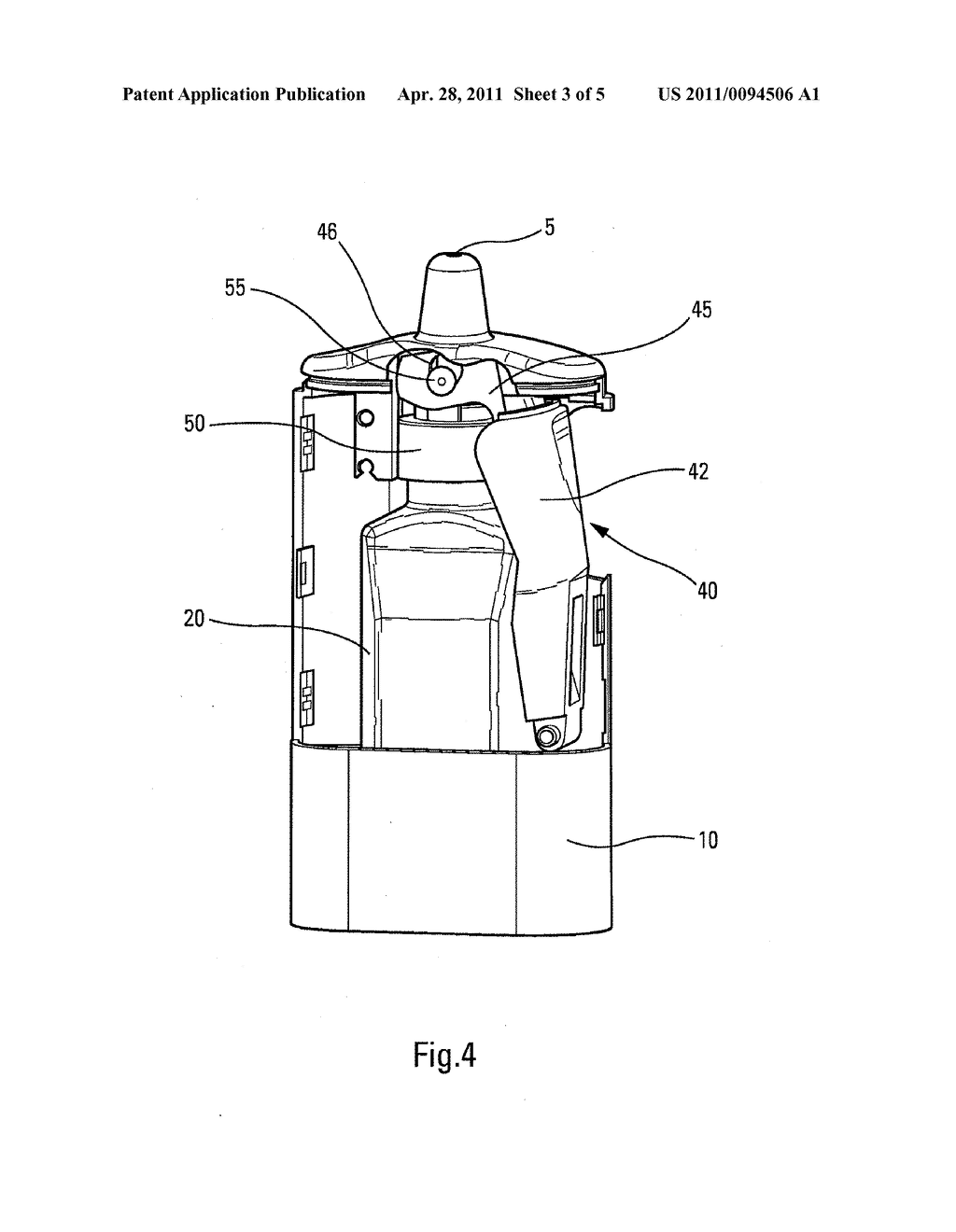 FLUID PRODUCT DISPENSING DEVICE - diagram, schematic, and image 04