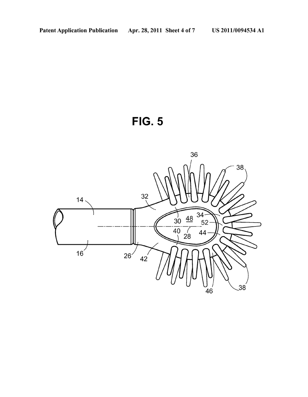 Compressible Cosmetic Applicator - diagram, schematic, and image 05