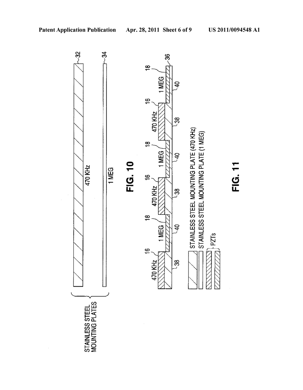 MEGASONIC MULTIFREQUENCY APPARATUS WITH MATCHED TRANSDUCERS AND MOUNTING PLATE - diagram, schematic, and image 07