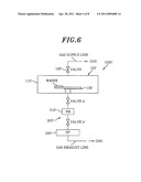 VACUUM APPARATUS INCLUDING A PARTICLE MONITORING UNIT, PARTICLE MONITORING METHOD AND PROGRAM, AND WINDOW MEMBER FOR USE IN THE PARTICLE MONITORING diagram and image