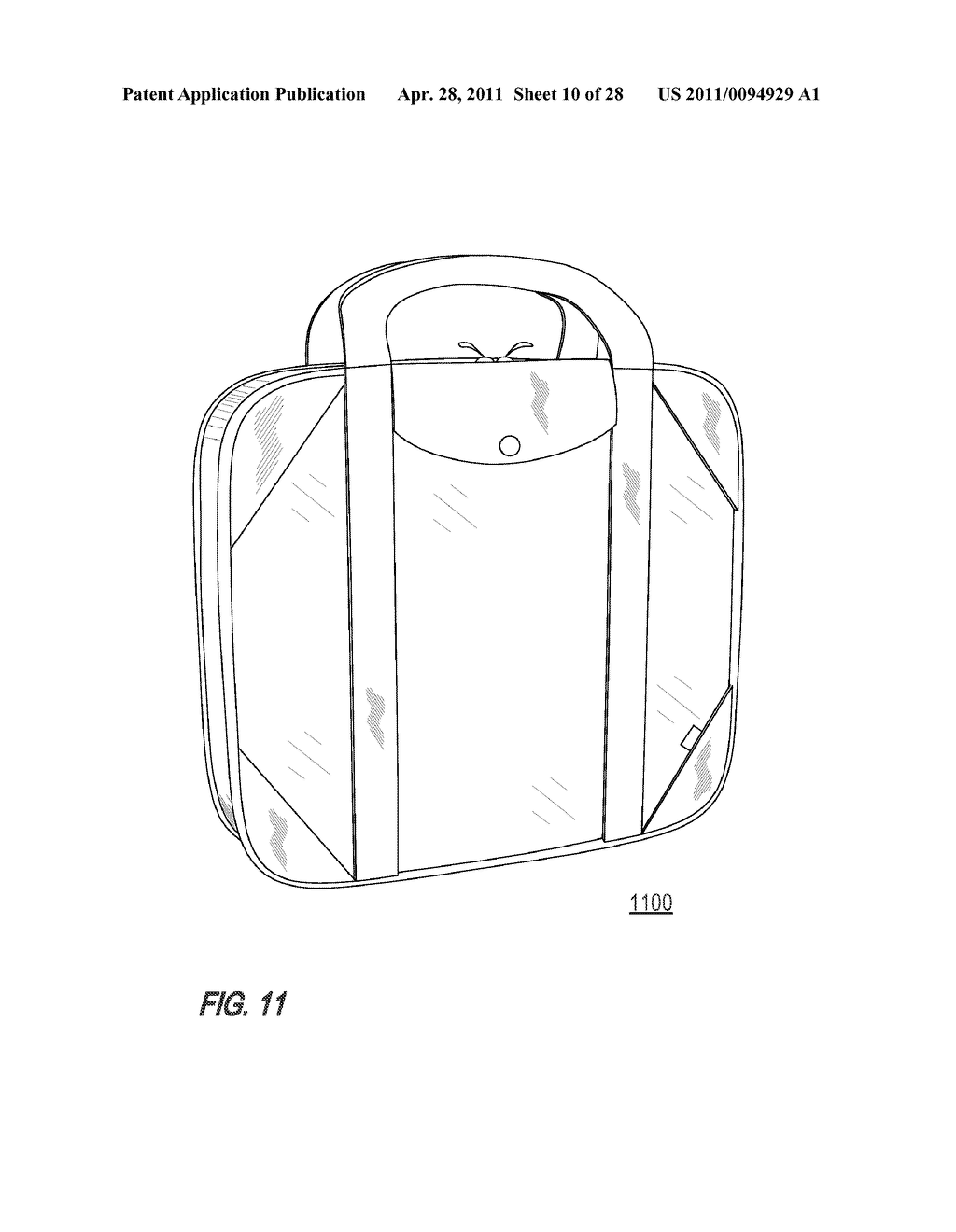 ENVIRONMENTALLY FRIENDLY TEXTILE SOFT GOODS RETAIL PACKAGING INCORPORATING VACUUM-SEALABLE BAGS REUSABLE BY CONSUMERS - diagram, schematic, and image 11