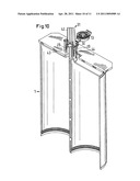 Container having a shock-absorbing element diagram and image