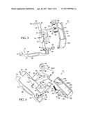 Mount and feed guide apparatus and methods for selectively directing a supply of material to a fastener driver head diagram and image