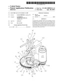 Electrically actuatable clamp diagram and image