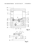 FLAP TRANSFER VALVE WITH PIVOTING BEARING diagram and image