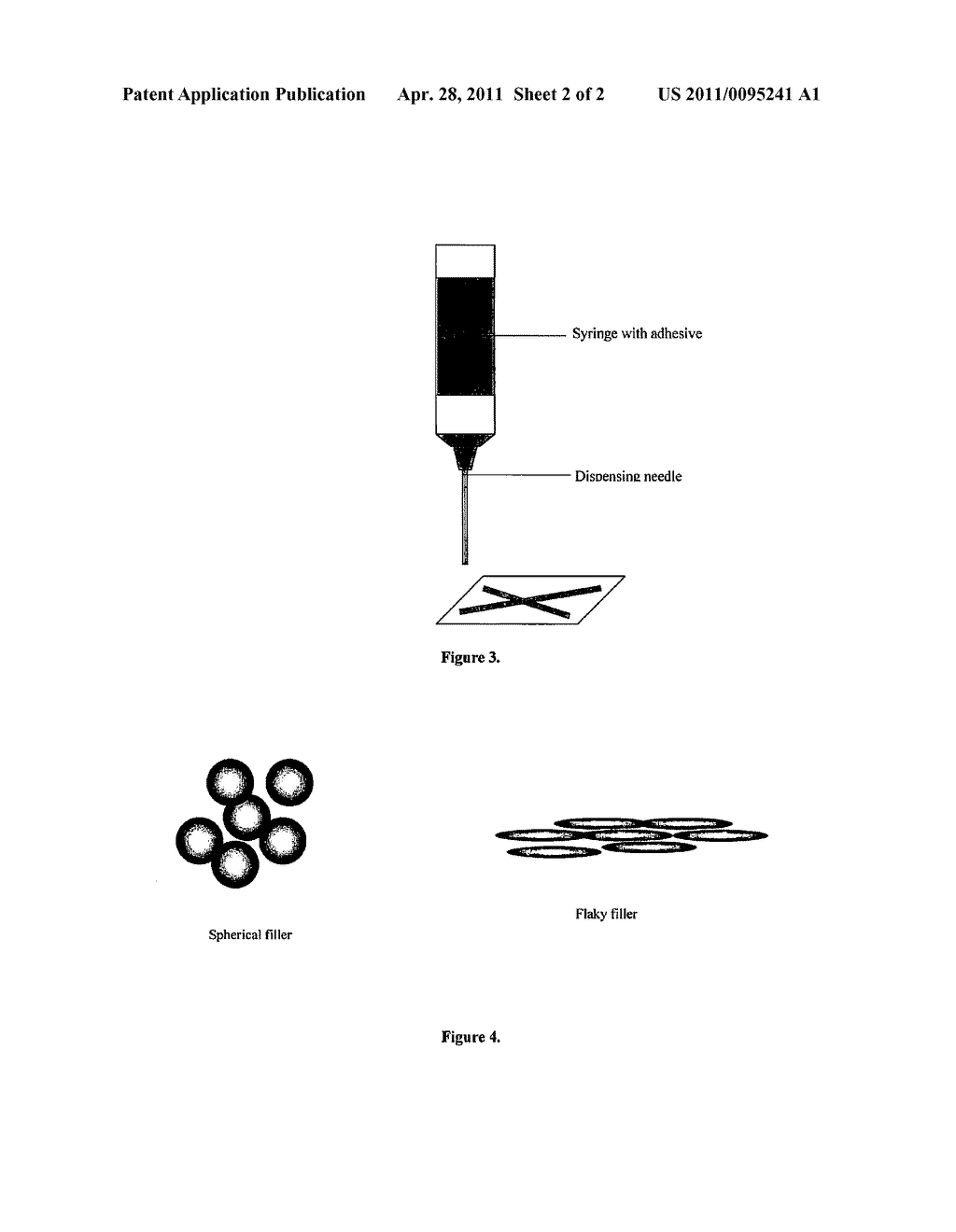 SILVER COATED FLAKY MATERIAL FILLED CONDUCTIVE CURABLE COMPOSITION AND THE APPLICATION IN DIE ATTACH - diagram, schematic, and image 03