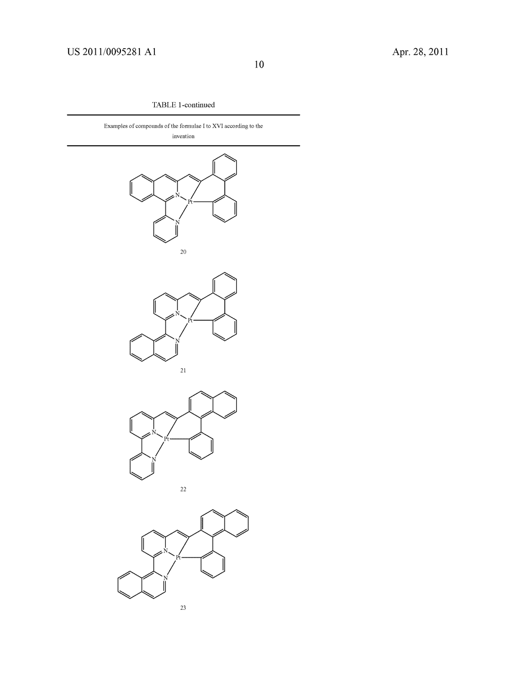 MATERIALS FOR ORGANIC ELECTROLUMINESCENT DEVICES - diagram, schematic, and image 11