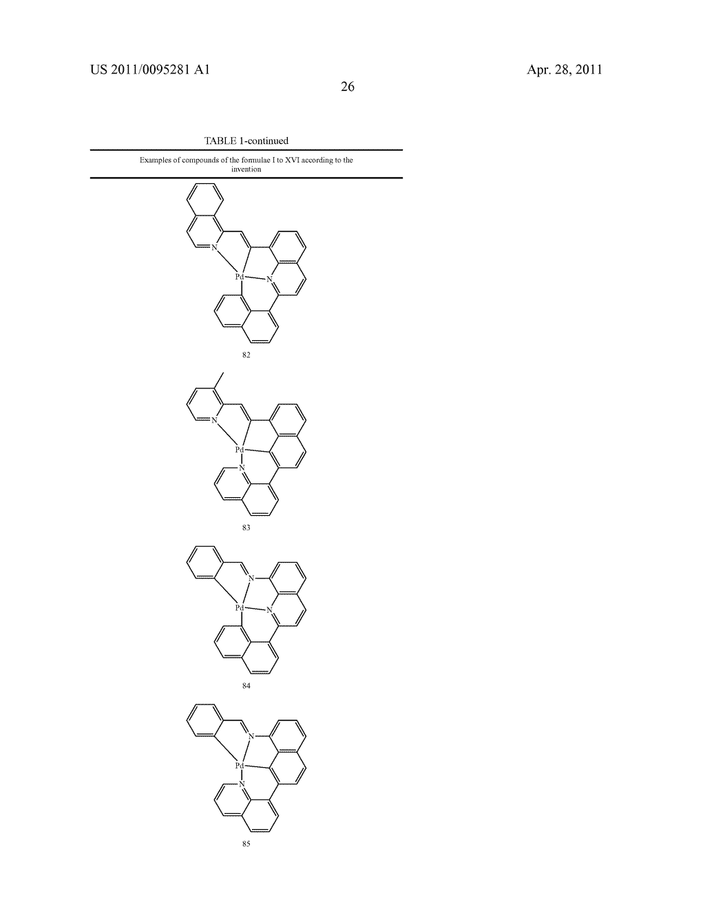 MATERIALS FOR ORGANIC ELECTROLUMINESCENT DEVICES - diagram, schematic, and image 27