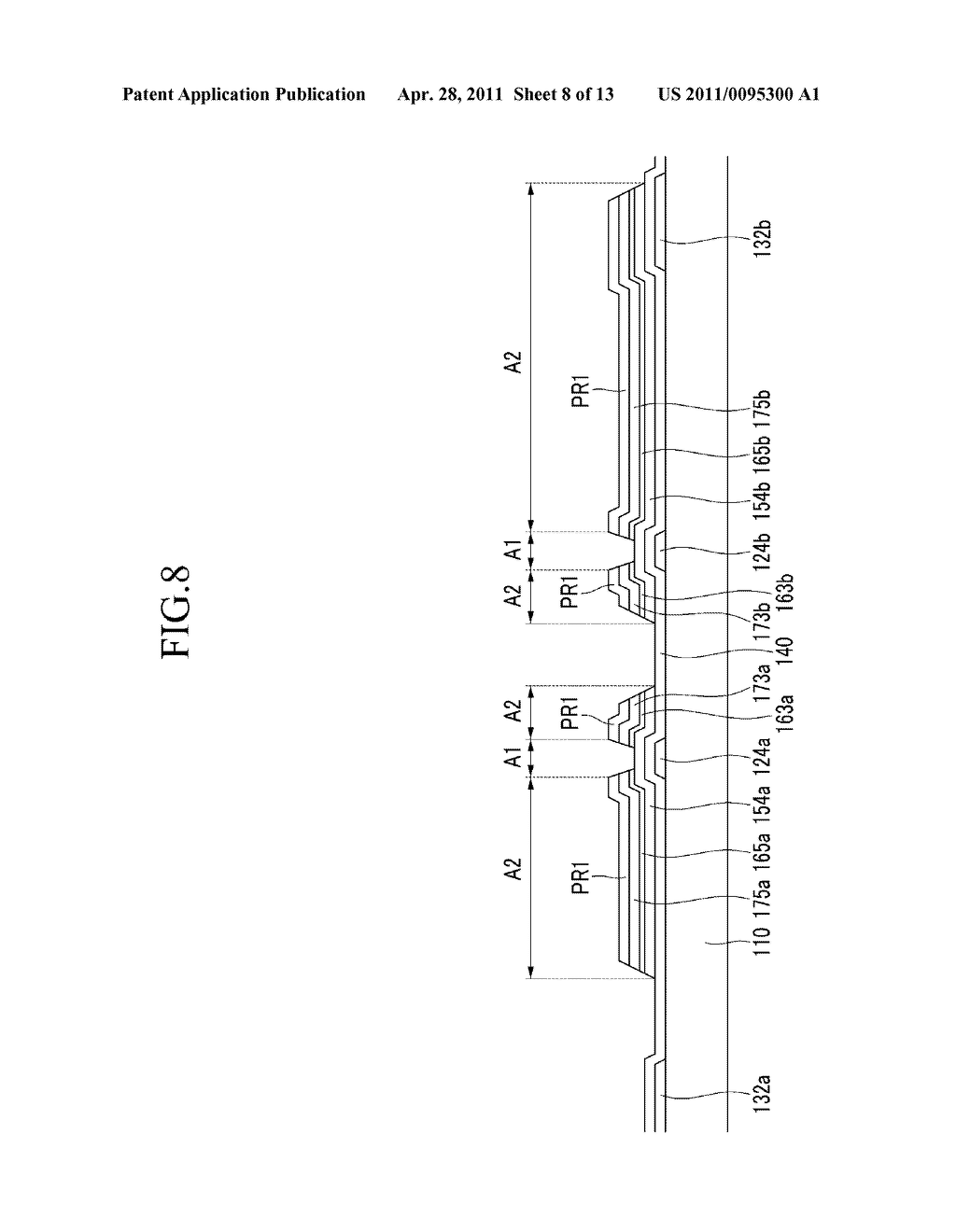 THIN FILM TRANSISTOR ARRAY PANEL AND METHOD FOR MANUFACTURING THE SAME - diagram, schematic, and image 09