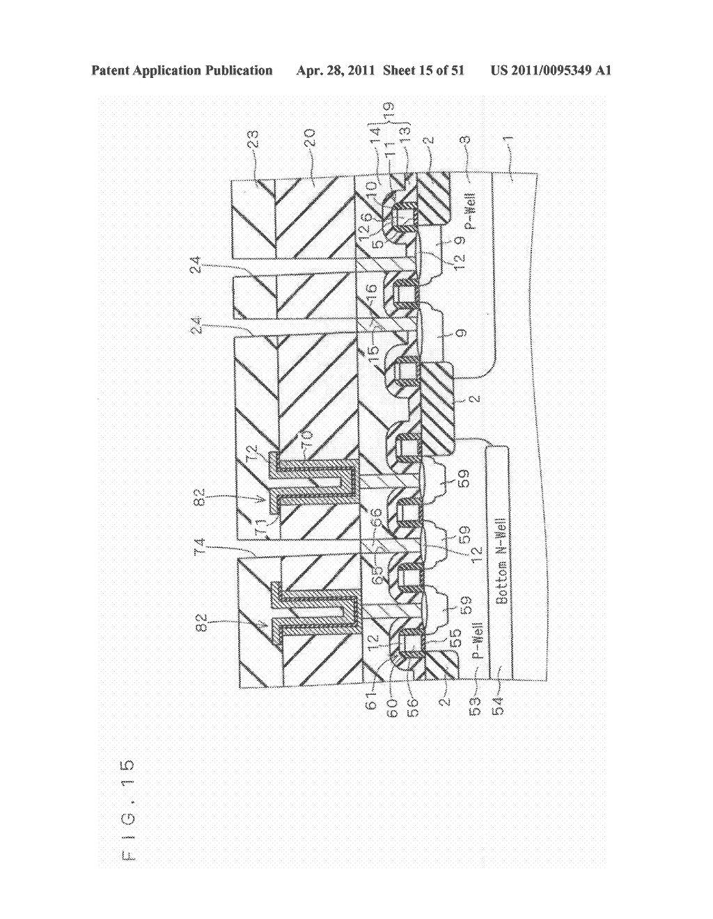 SEMICONDUCTOR DEVICE AND METHOD OF MANUFACTURING SAME - diagram, schematic, and image 16