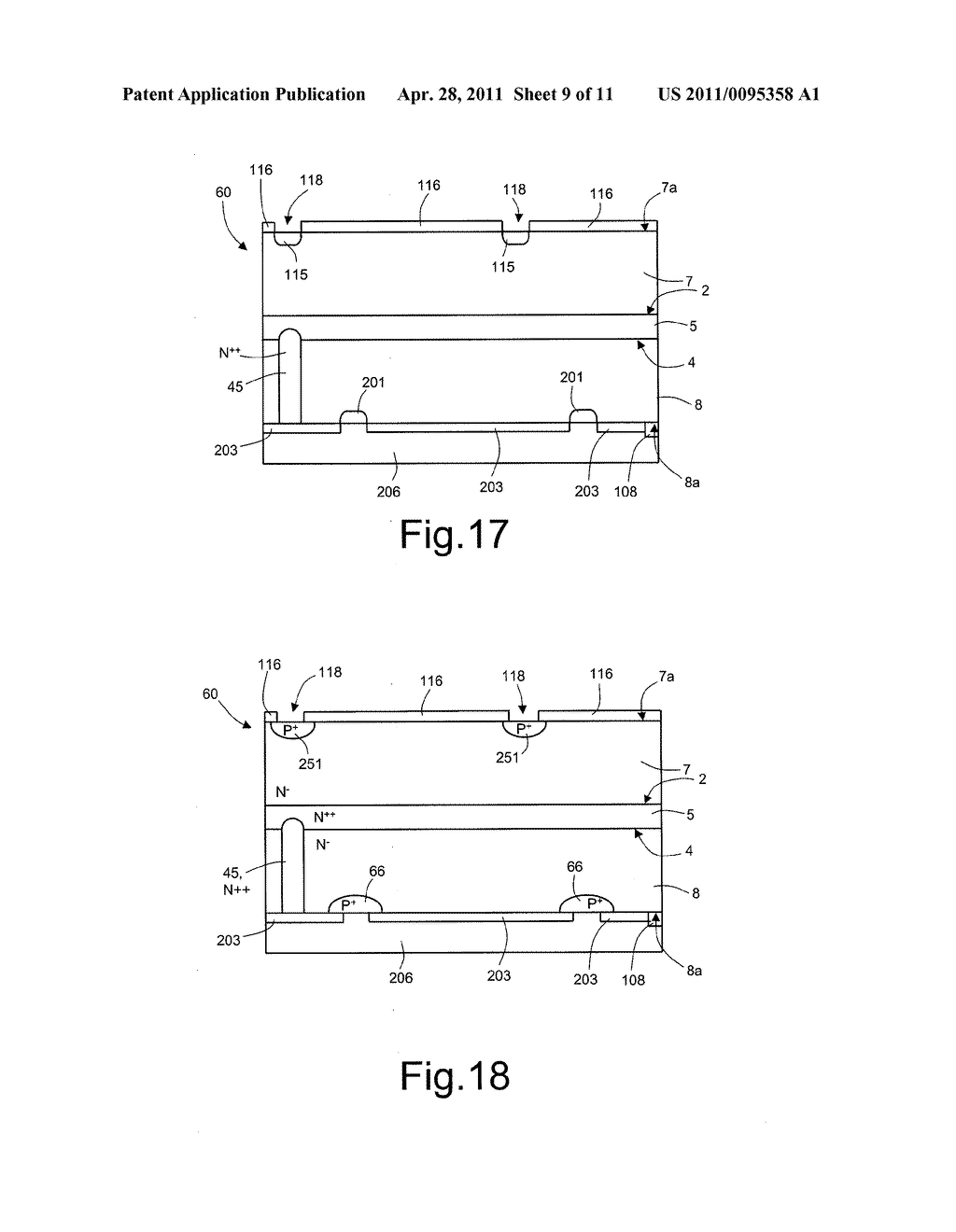 DOUBLE-SIDED SEMICONDUCTOR STRUCTURE AND METHOD FOR MANUFACTURING SAME - diagram, schematic, and image 10