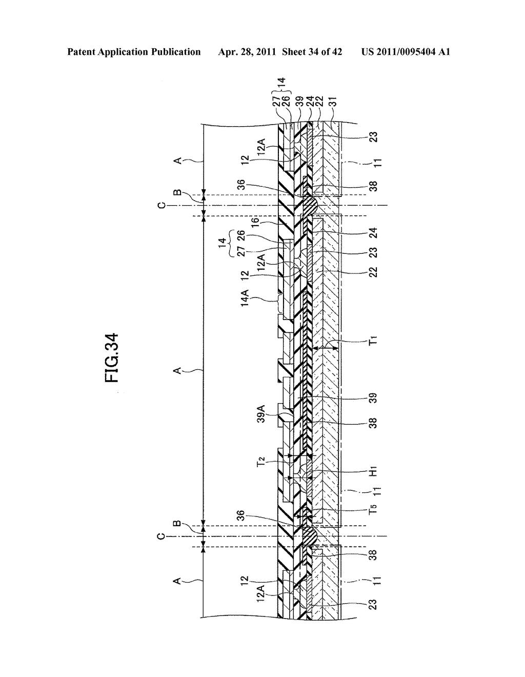 SEMICONDUCTOR DEVICE AND METHOD OF MANUFACTURING THE SAME - diagram, schematic, and image 35