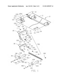 SUPPORTING DEVICE WITH WHEELS diagram and image