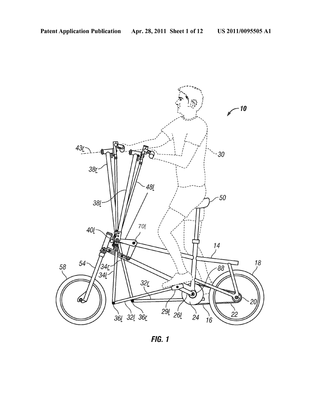 EXERCISE VEHICLE WITH ROD STEERING SYSTEM - diagram, schematic, and image 02