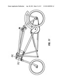 EXERCISE VEHICLE WITH ROD STEERING SYSTEM diagram and image