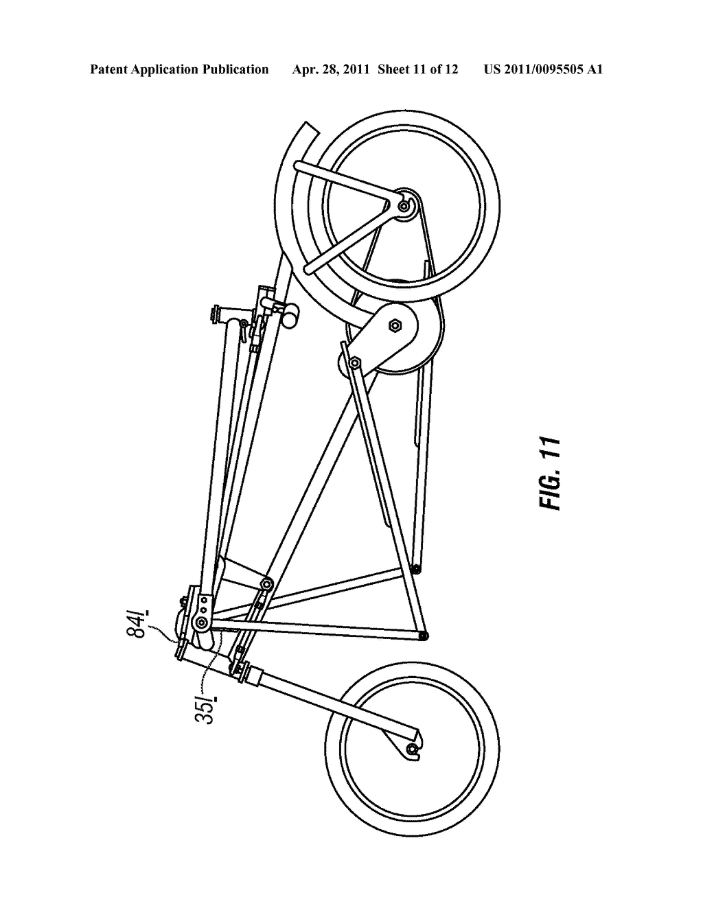 EXERCISE VEHICLE WITH ROD STEERING SYSTEM - diagram, schematic, and image 12