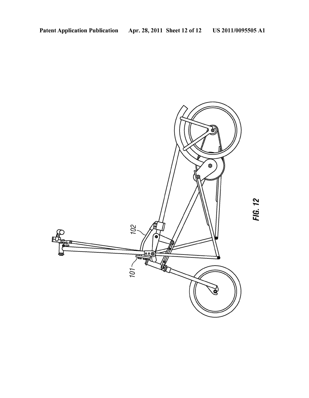 EXERCISE VEHICLE WITH ROD STEERING SYSTEM - diagram, schematic, and image 13