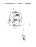 WEATHER RESISTANT PORTABLE GENERATOR WITH A REMOTE ELECTRICAL DISTRIBUTION PANEL diagram and image