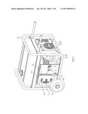 WEATHER RESISTANT PORTABLE GENERATOR WITH A REMOTE ELECTRICAL DISTRIBUTION PANEL diagram and image