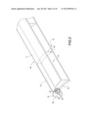 NOZZLE-TYPED DRAG-REDUCING STRUCTURE FOR VEHICLE diagram and image